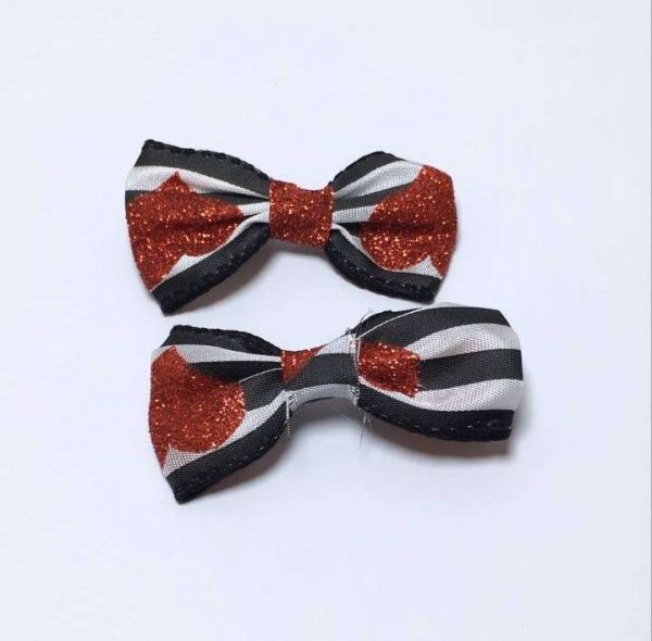 Mini Twins Negro y Blanco con Corazones