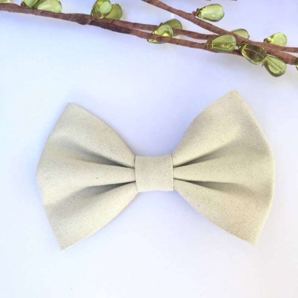 Medium Bows Gris Claro