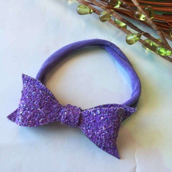 Diadema Morado Brillante