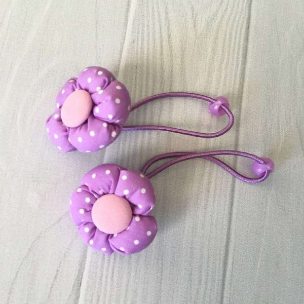 Colitas Moradas con Punticos
