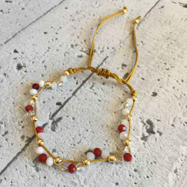 Pulsera de Cristales y Balines