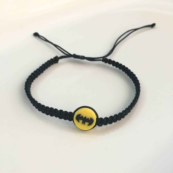 Pulsera Tejida de Batman
