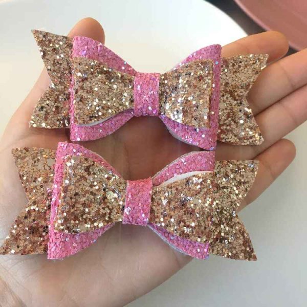 Mini Twins Rosados Brillantes
