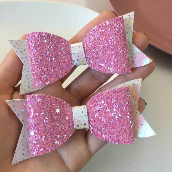 Mini Twins Rosados Brillantes