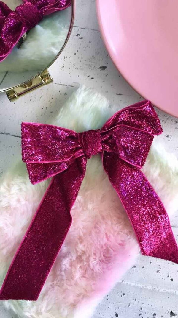 Medium Bows Fucsia