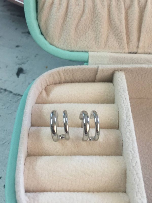Aretes Plateados Mini