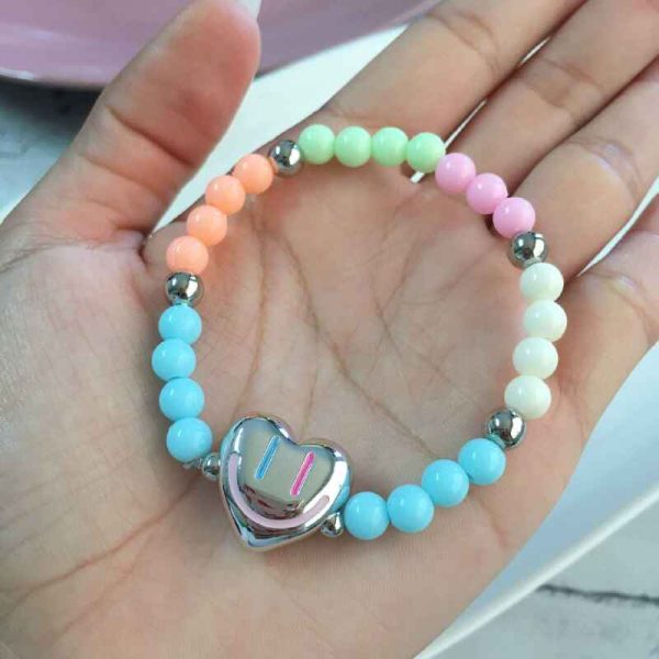 Pulsera de Colores con Corazón