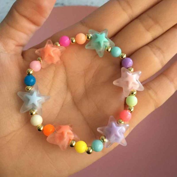 Pulsera de Colores con Estrellas