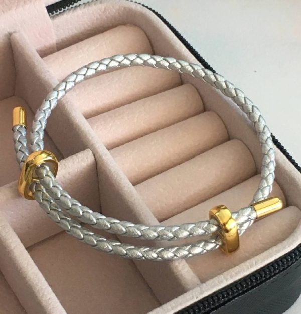 Pulsera Ajustable Gris