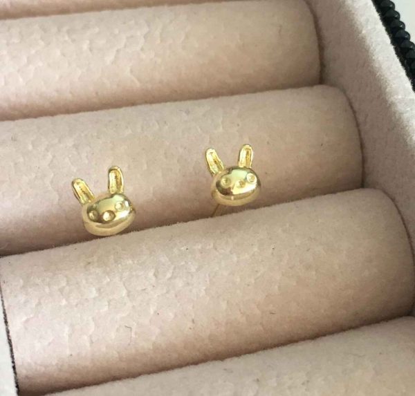 Topitos de Conejito. Plata 925