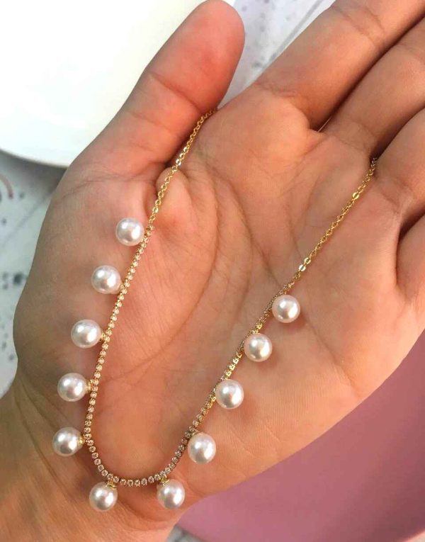 Cadena Gold con Perlas