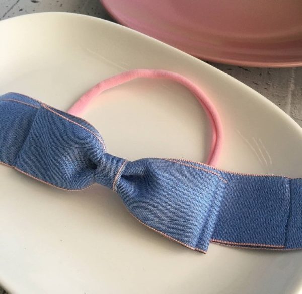 Diadema con Lazo Azul