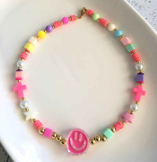 Gargantilla Multicolor con Carita Feliz
