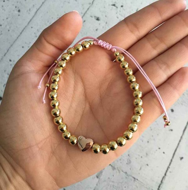 Pulsera de Balines con Corazón