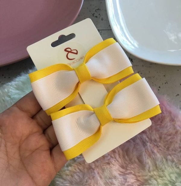 Medium Twins Amarillo y Blanco
