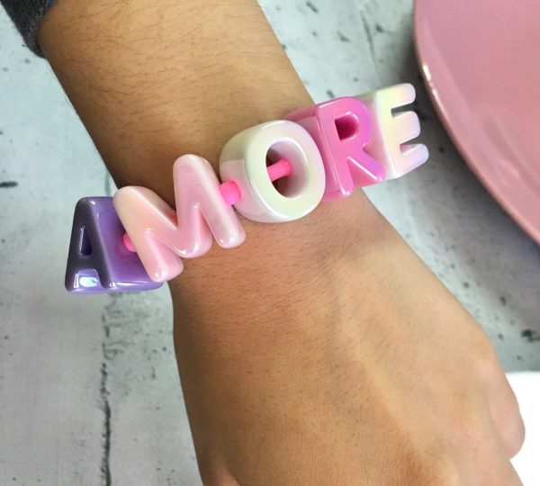 Pulsera Ajustable con Letras Maxi AMORE