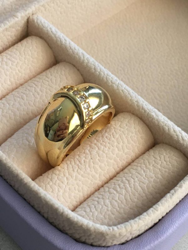 Anillo Gold con Circones