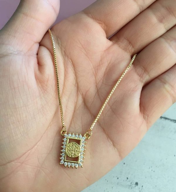 Cadena Gold con Dije de San Benito