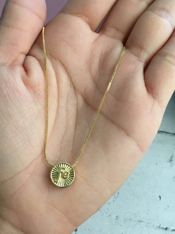 Cadena Gold con Dije de FÉ