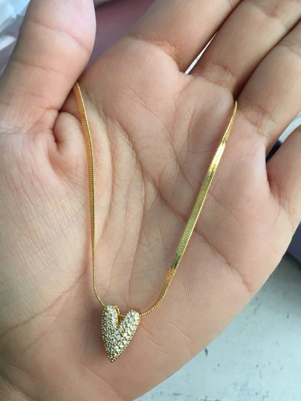 Cadena Gold con Corazón