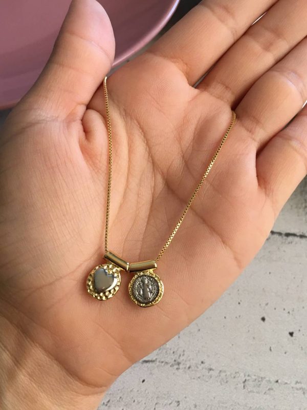 Cadena con Escapulario de San Benito