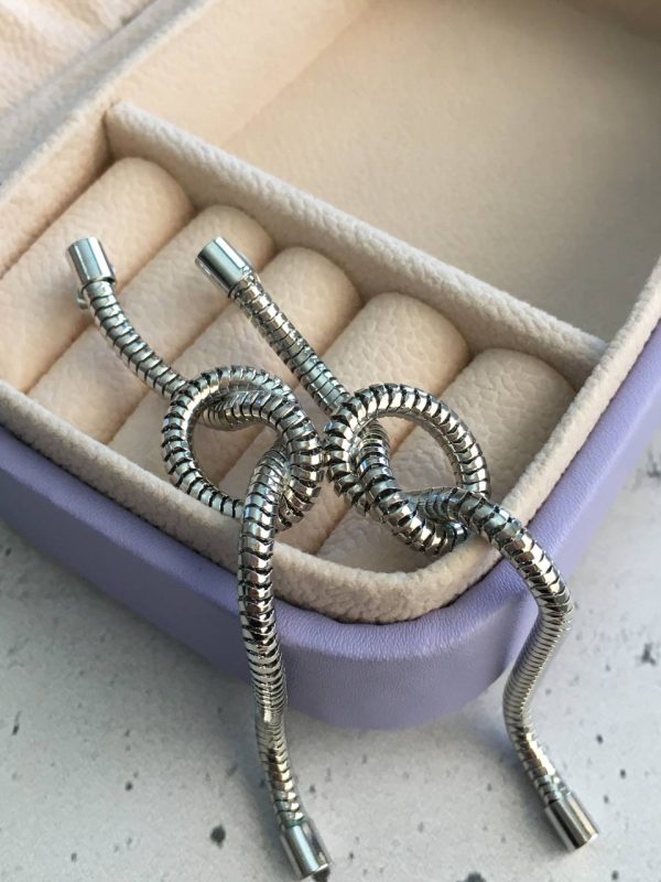 Aretes Plateados
