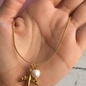 Cadena Gold con Dije de Avión